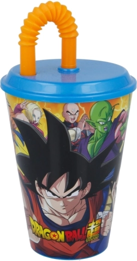 Dragon Ball sporttumbler met deksel en rietje 430 ml