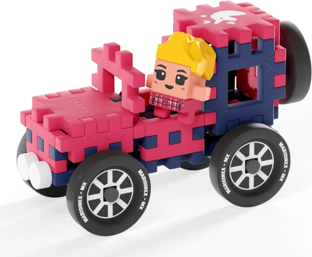 Voertuig met vrij draaiende wielen