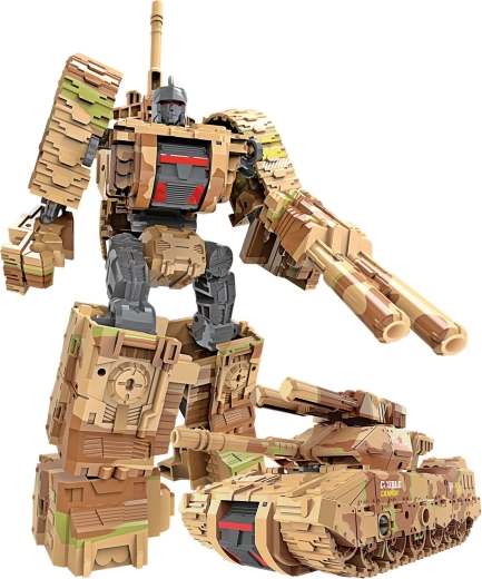 Transformerende robotische tank