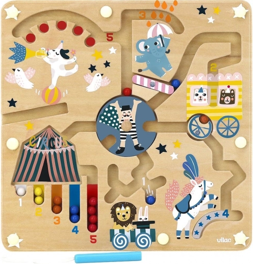 vilac magnetisch doolhof circus – design michelle carlslund