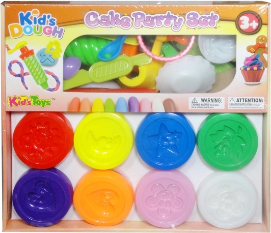 Klei-set voor kinderen – 8 kleuren met gereedschap