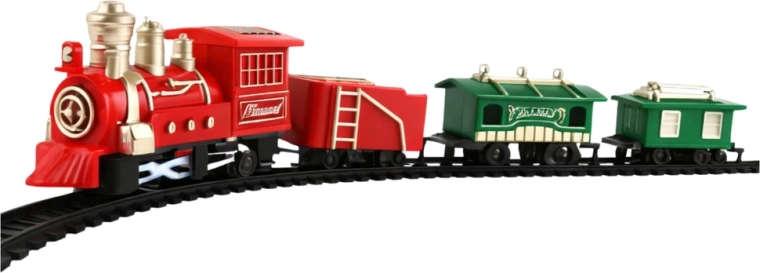 Complete 13-delige set met meerdere wagons