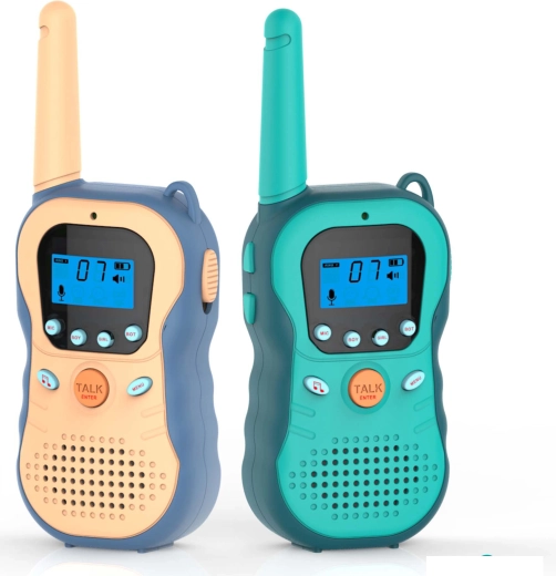 Walkietalkies voor kinderen met bereik tot 3 km, 16 cm