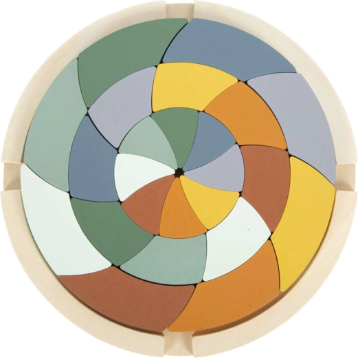 24 puzzelstukken om vormen en kleuren te ontdekken