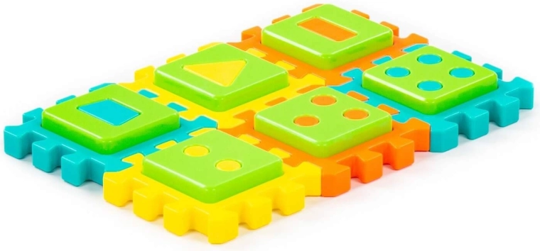 Kleurrijke stukjes voor leuk stapelen