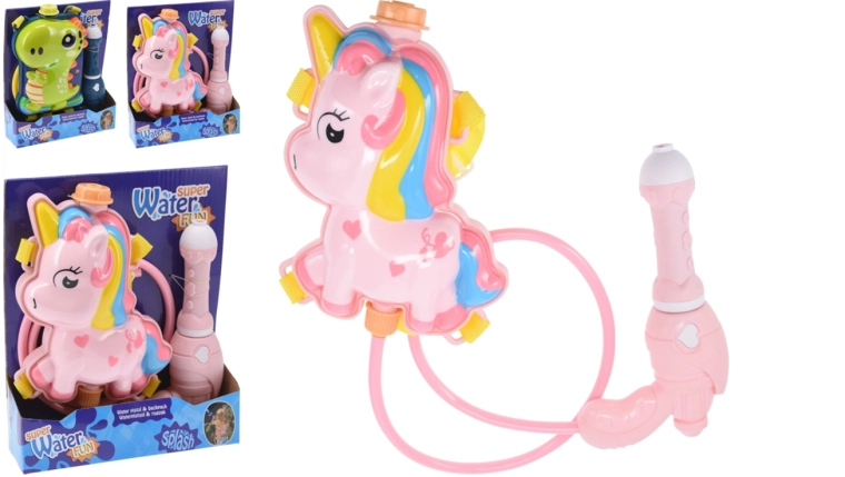 Waterpistool met rugzak – eenhoorn of dinosaurus 2 l