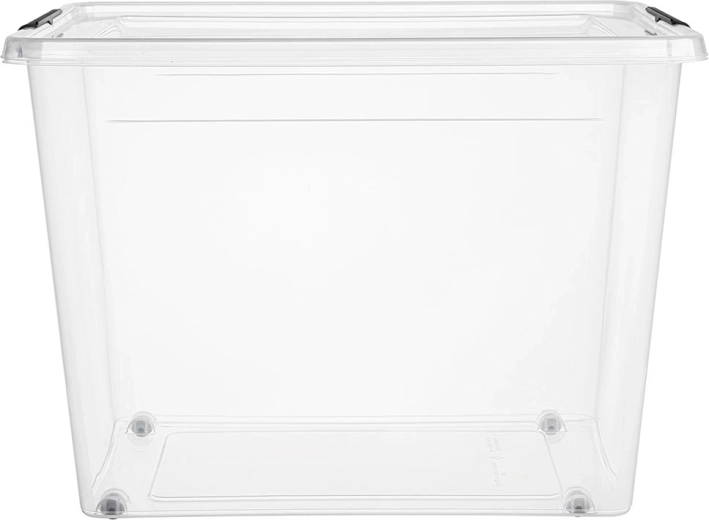 SimpleStore opbergbox met deksel op wieltjes 80 l