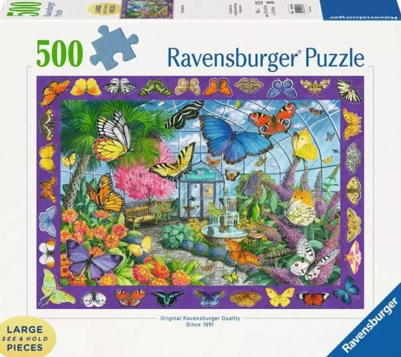 Ravensburger puzzel vlinderpaviljoen XXL 500 stukjes