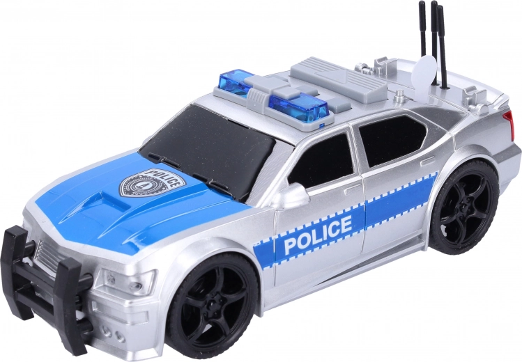 Politiewagen met licht- en geluideffecten 19 cm