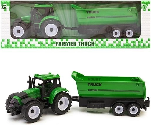 Tractor met aanhanger - 1 stuk
