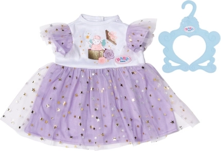 BABY born paarse tutu-jurk voor poppen van 43 cm