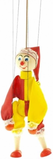 Houten marionet Kasper