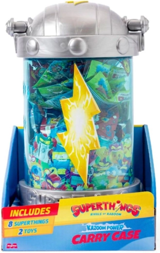 SuperThings Kazoom Power draagbare opbergkoffer voor figuurtjes + 8 verrassingen