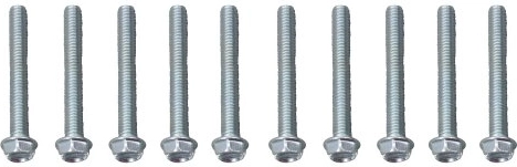 JAMARA schroeven met cilinderkop en binnenzeskant M4 × 30 mm - 10 stuks