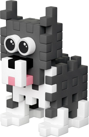 Schattige husky van miniblokjes