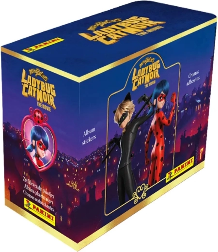 Panini Miraculous Ladybug & Cat Noir: Film - verzamelbare stickercollectie - box met 24 zakjes
