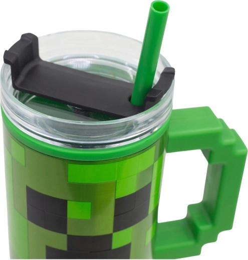 Rietje en deksel voor comfortabel drinken