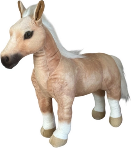Pluchen paard Palomino 55 cm