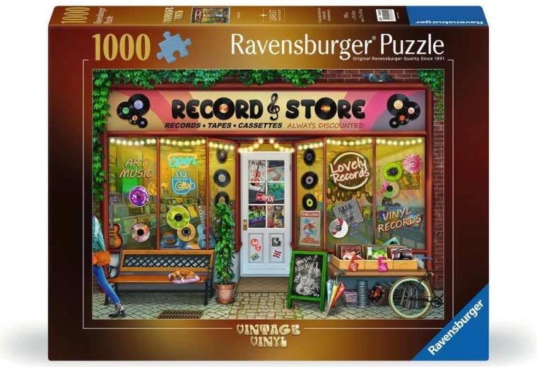 Ravensburger Puzzel Vintage Vinyl met 1000 stukjes