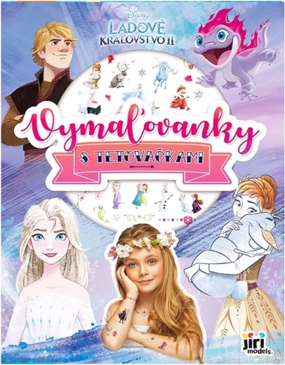 Kleurplaten met kindertatoeages Frozen - 1 stuk
