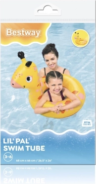Opblaasbare zwemband giraffe 68 × 66 cm BESTWAY – Kikker