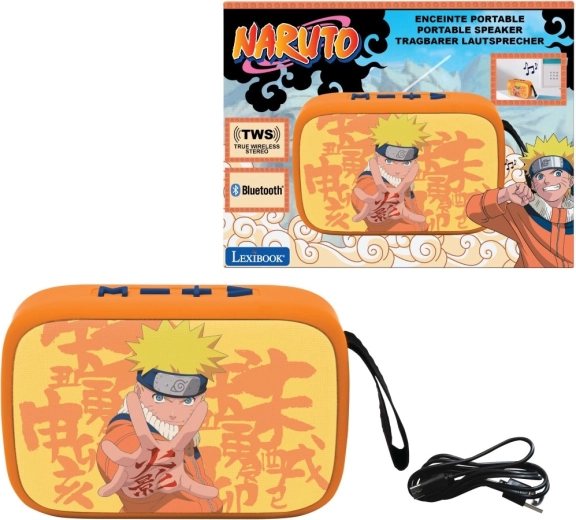 Draagbare Bluetooth-luidspreker NARUTO met stoffen afwerking Lexibook