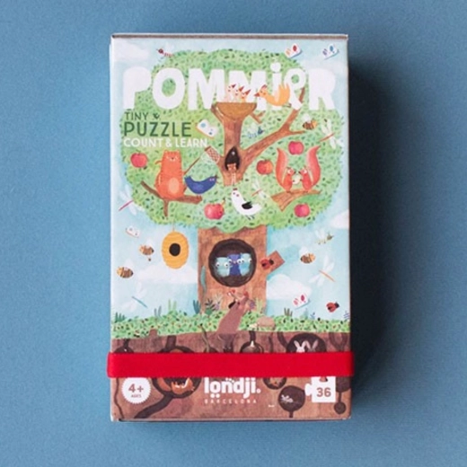 Zakformaatpuzzel Tiny Appelboom 36 stukjes LONDJI