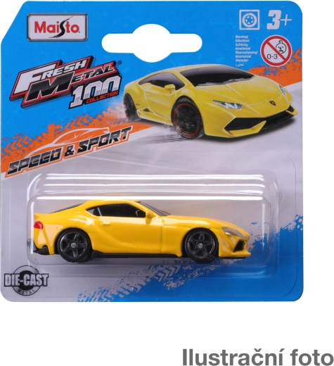 Maisto Transit Authority metalen automodel 1:64 op kaart - 1 stuk