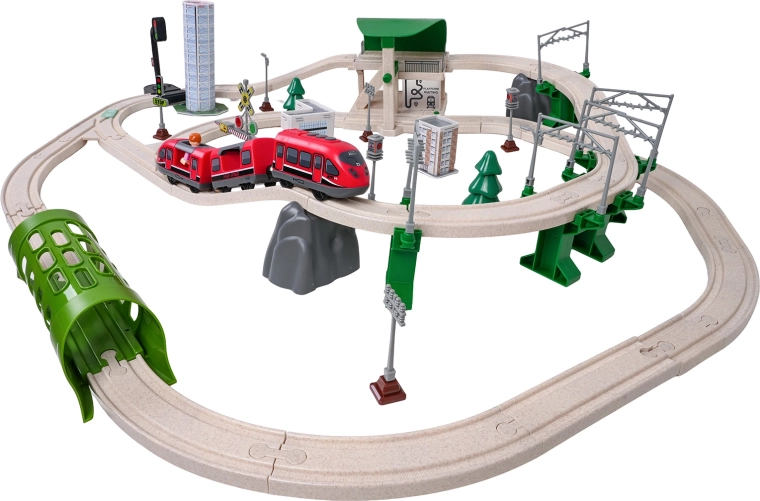 Uitgebreid spoor voor kleine machinisten