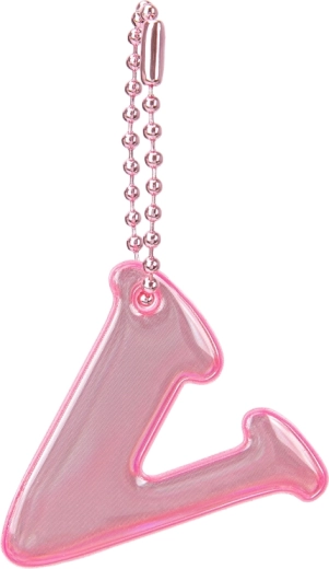 Baagl reflecterende hanger letter V