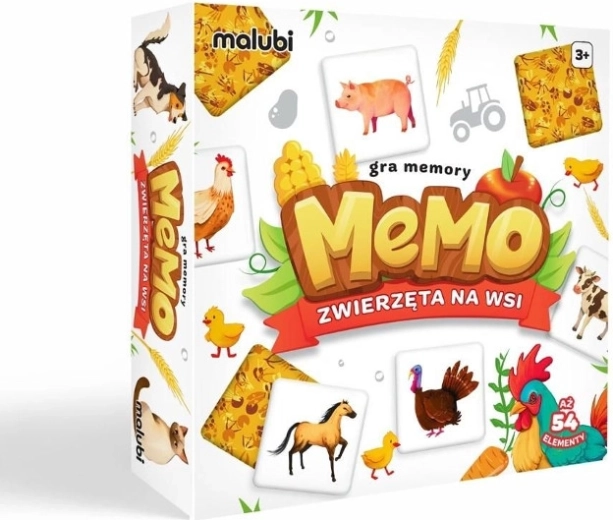 Memo spel dieren op de boerderij