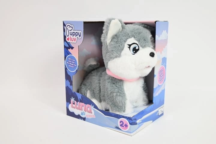 TMT interactieve pluchen hondje Luna (husky puppy)