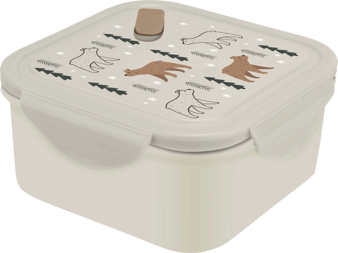 Plastic lunchbox met ventiel Kitchisimo 1200 ml beer