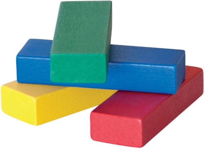 Kleurrijke houten onderdelen
