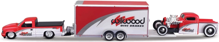 Maisto Design Team Haulers Chevrolet 454 SS pick-up met aanhanger en Chevy pickup