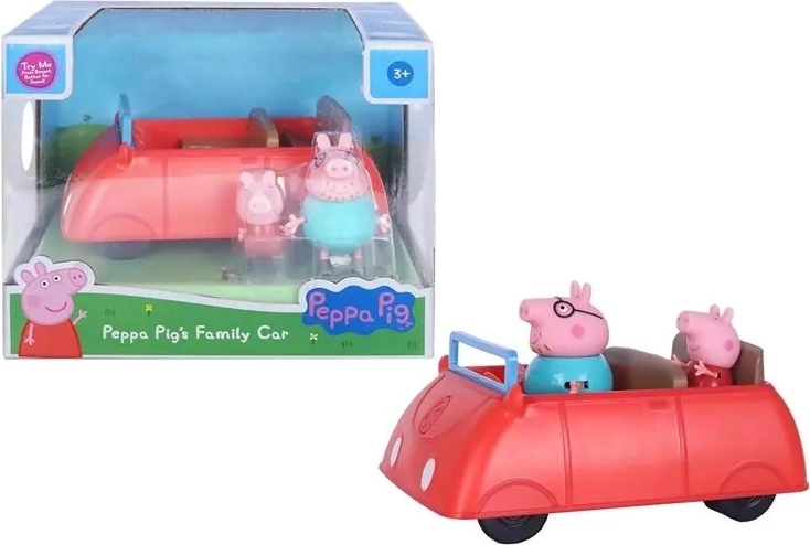 Familieauto Peppa Pig met 2 figuren