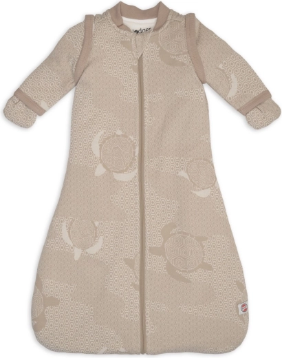 Lodger slaapzak met afneembare mouwen matcha beige 50/62