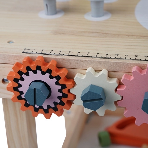 Tandwielen en meetlat voor speelse mechanica