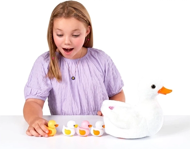 Eendjes in een “treintje” dankzij magneten