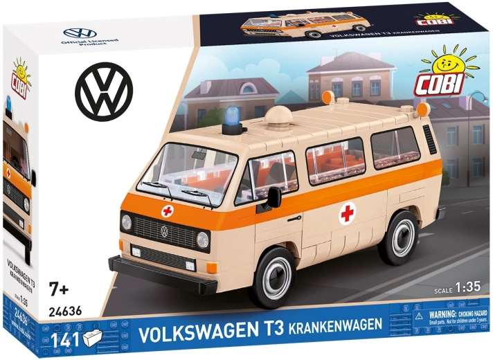 Cobi Volkswagen T3 ambulance 1:35 (141 onderdelen) - 1 stuk
