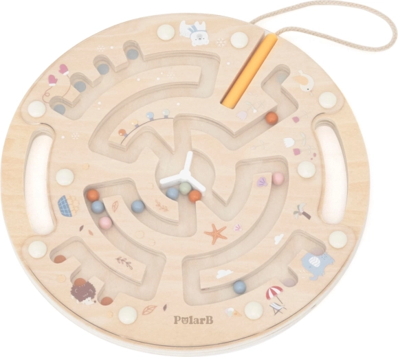 Magnetisch houten doolhof PolarB Viga Toys