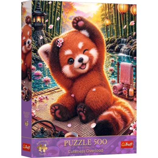 Schattig rode-panda-motief uit de serie Cuteness Overload