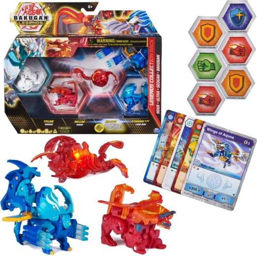Bakugan Legends gevechtsverzamelset Cycloid met 5 figuren en kaarten