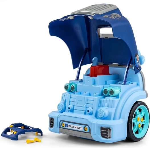 Gereedschapsset en afneembare wieltjes