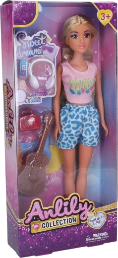Pop met muzikale accessoires 30 cm