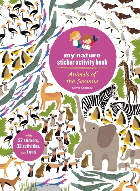 Chronicle Books activiteitenboek met stickers – Savannes