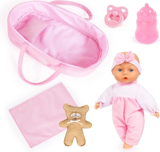 Complete uitrusting voor de verzorging van een baby