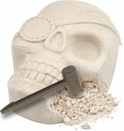 Realistische schedel – begin van het avontuur