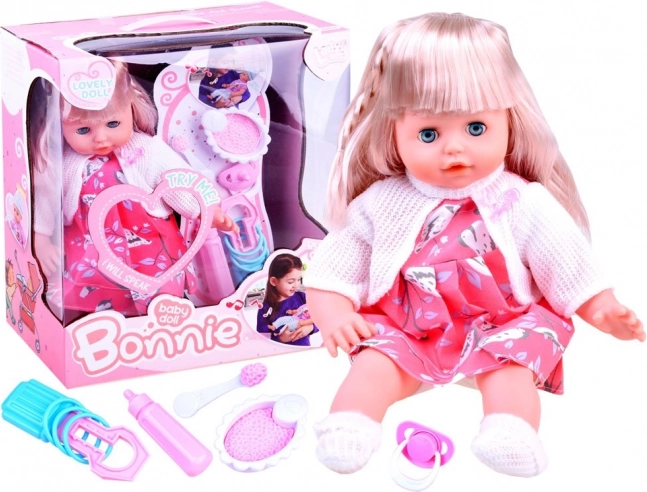 Interactieve babypop met accessoires – Roze