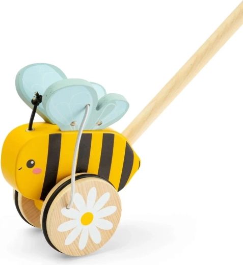 Bigjigs Toys houten duwspeelgoed Bij